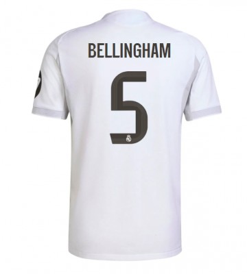 Real Madrid Jude Bellingham #5 Hjemmebanetrøje 2025-26 Kortærmet